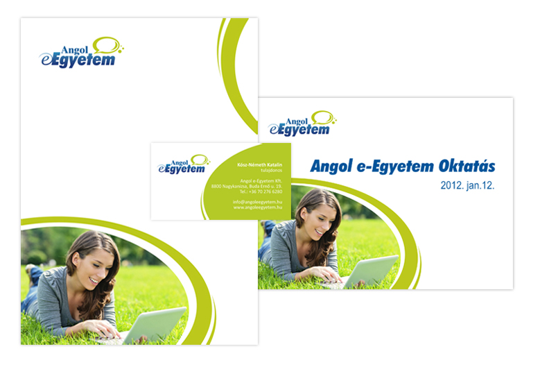 Nyelvtanítás arculattervezés