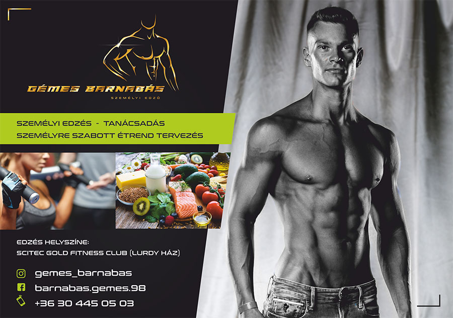 személyi edző szórólap