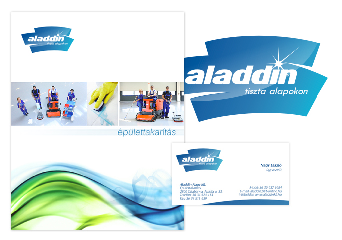 Takarítás arculattervezés