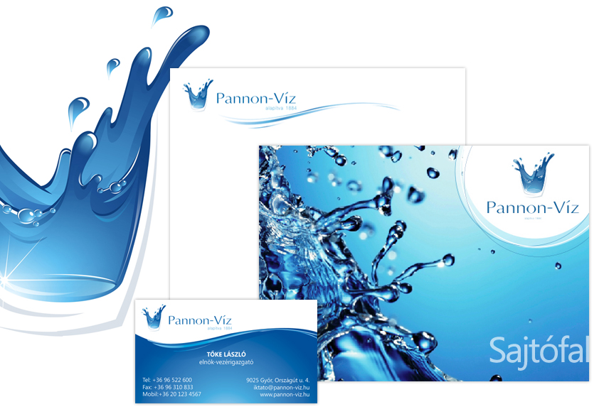 Vízmű arculattervezés