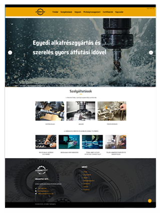 WordPress weboldal készítés